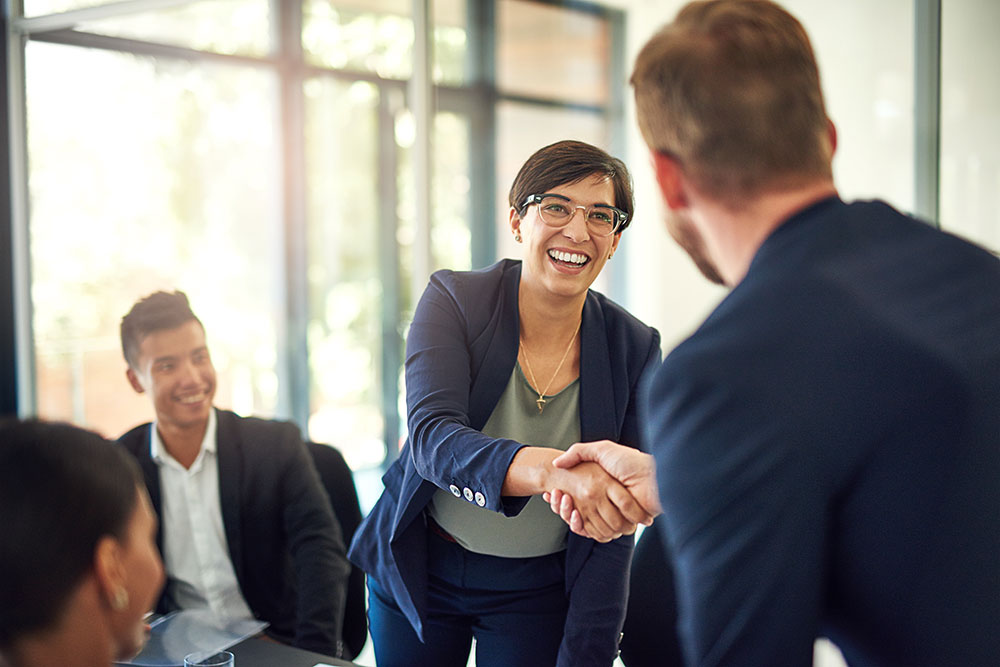 Shaking Hands Business Meeting